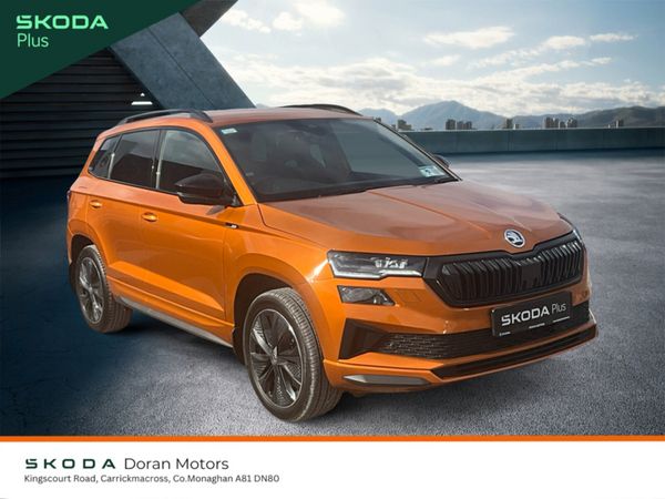 Skoda Karoq SUV, Diesel, 2023, Orange
