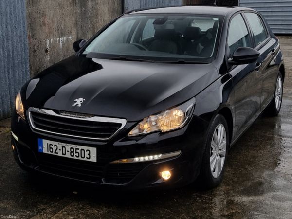 Peugeot 308 Hatchback, Diesel, 2016, Black