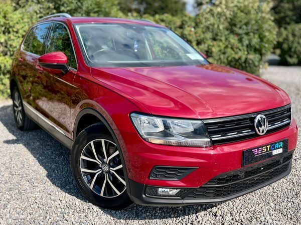 Volkswagen Tiguan SUV, Diesel, 2017, Red
