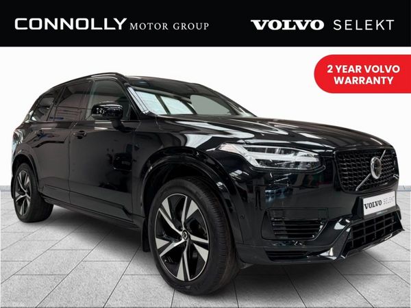 Volvo XC90 SUV, Petrol Plug-in Hybrid, 2024, Black