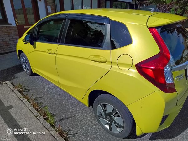 Honda Fit Hatchback, Petrol Hybrid, 2015, Green