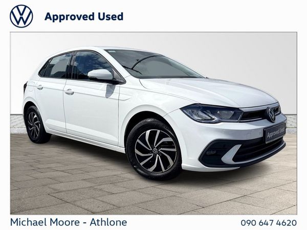 Volkswagen Polo Hatchback, Petrol, 2023, White