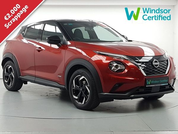 Nissan Juke SUV, Petrol Hybrid, 2024, Red