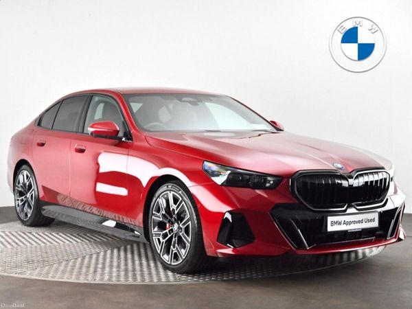 BMW 5-Series Saloon, Petrol Plug-in Hybrid, 2026, Red