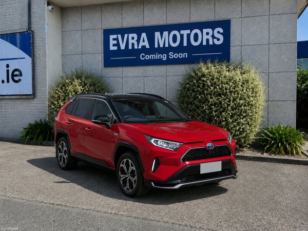 Toyota RAV4 SUV, Petrol Plug-in Hybrid, 2021, Red