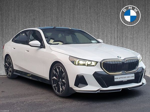 BMW 5-Series Saloon, Petrol Hybrid, 2026, White