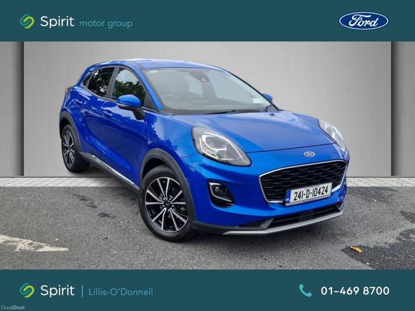 Ford Puma MPV, Petrol Hybrid, 2024, Blue