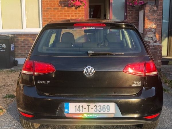 Volkswagen Golf Hatchback, Diesel, 2014, Black