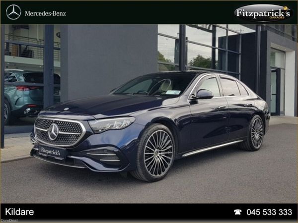Mercedes-Benz E-Class Saloon, Diesel Plug-in Hybrid, 2025, Blue
