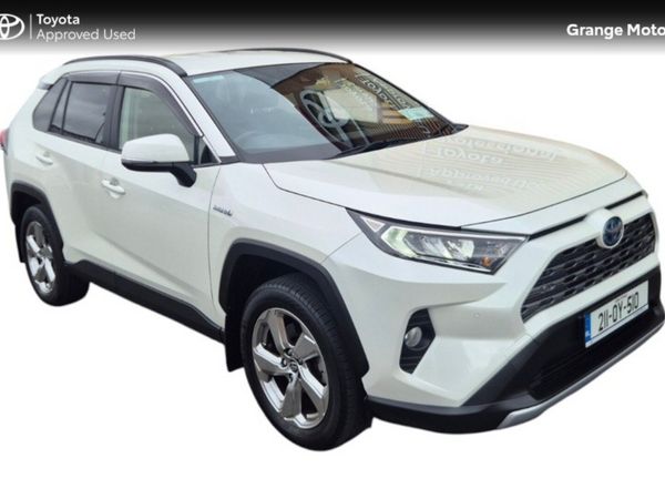 Toyota RAV4 SUV, Petrol Hybrid, 2021, White