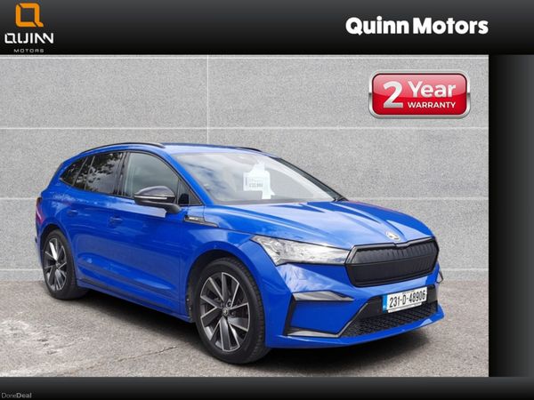 Skoda Enyaq Hatchback, Electric, 2023, Blue