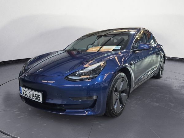 Tesla Model 3 Saloon, Electric, 2022, Blue