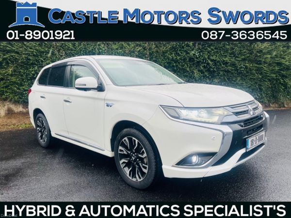 Mitsubishi Outlander SUV, Petrol Plug-in Hybrid, 2018, White