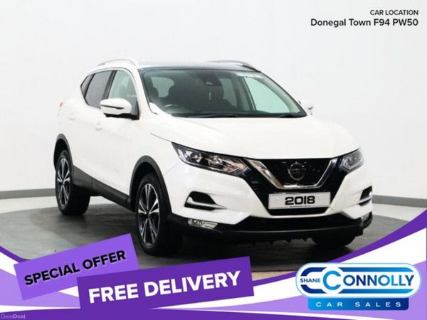 Nissan Qashqai SUV, Diesel, 2018, White