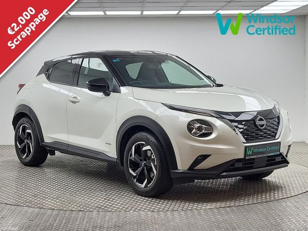 Nissan Juke SUV, Petrol Hybrid, 2024, White