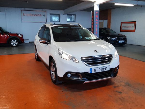 Peugeot 2008 SUV, Petrol, 2016, White