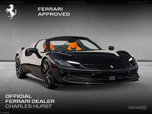 Ferrari 296 Coupe, Petrol Hybrid, 2025, Black