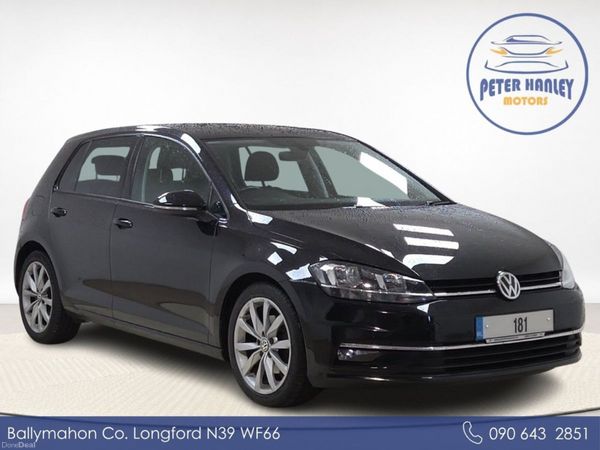 Volkswagen Golf Hatchback, Diesel, 2018, Black