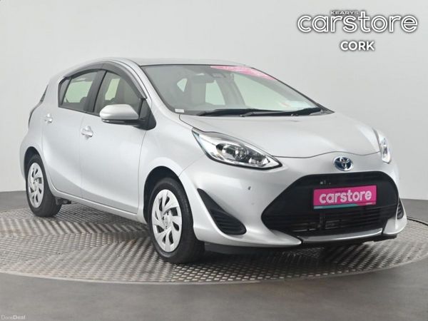 Toyota Aqua Hatchback, Petrol Hybrid, 2021, Silver