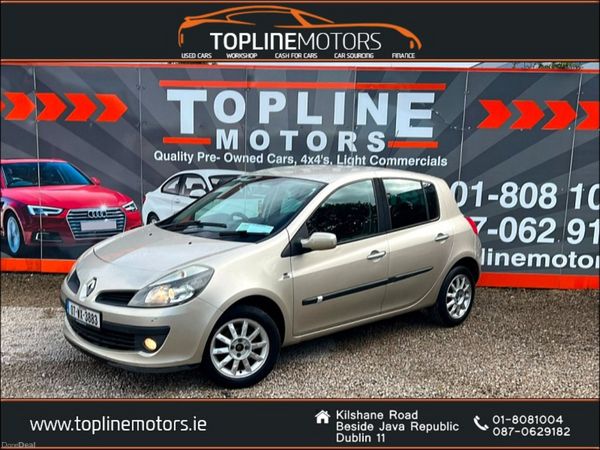 Renault Clio Hatchback, Petrol, 2007, Yellow