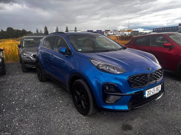 Kia Sportage SUV, Diesel Hybrid, 2021, Blue