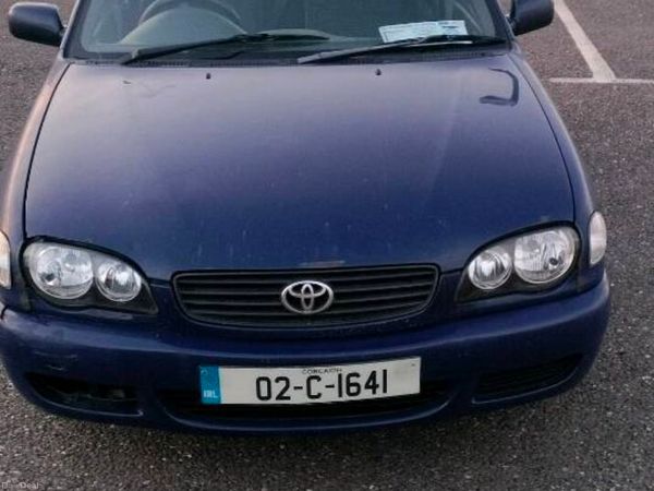Toyota Corolla Saloon, Petrol, 2002, Blue