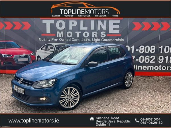 Volkswagen Polo Hatchback, Petrol, 2017, Blue
