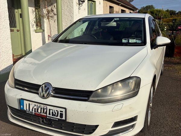 Volkswagen Golf Hatchback, Petrol, 2013, White