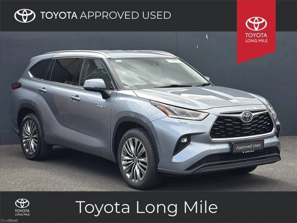 Toyota Highlander Estate, Petrol Hybrid, 2021, Grey