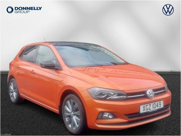 Volkswagen Polo Hatchback, Petrol, 2019, Orange