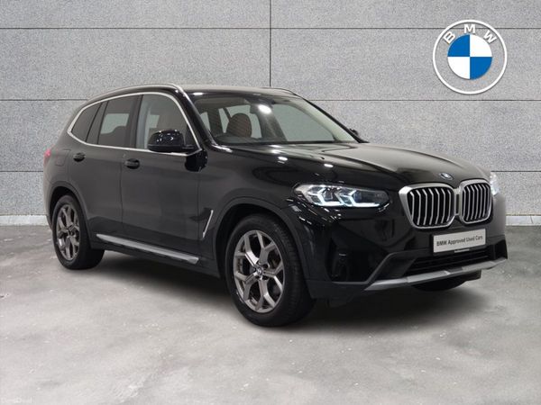 BMW X3 SUV, Diesel Hybrid, 2023, Black