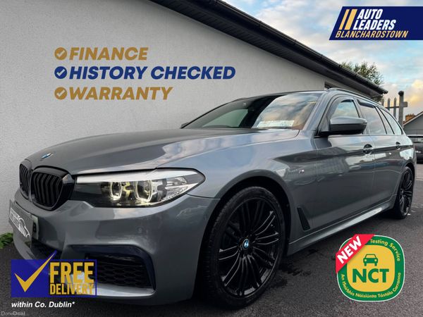 BMW 5-Series Estate, Diesel, 2019, Blue