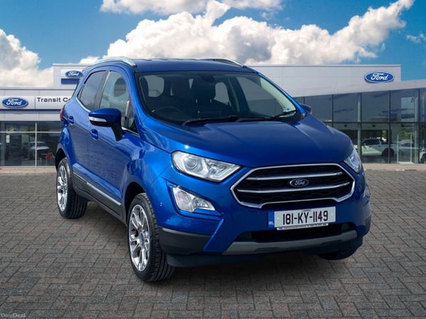 Ford EcoSport Hatchback, Petrol, 2018, Blue