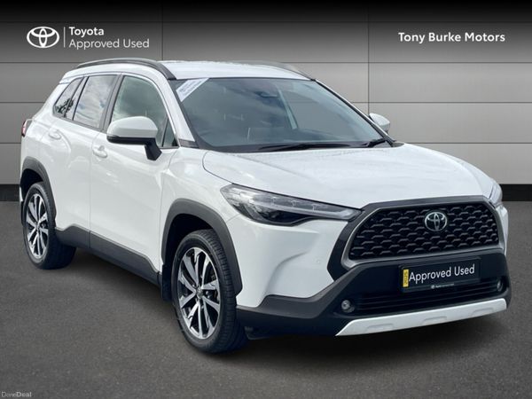 Toyota Corolla Cross SUV, Petrol Hybrid, 2025, White