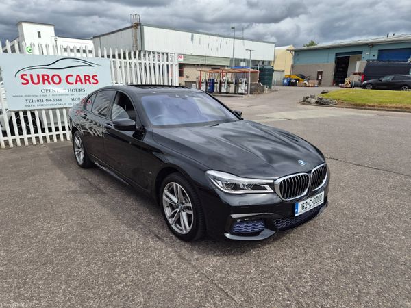 BMW 7-Series Saloon, Petrol Hybrid, 2016, Black