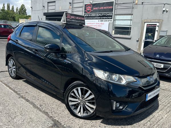 Honda Fit Hatchback, Petrol Hybrid, 2015, Black