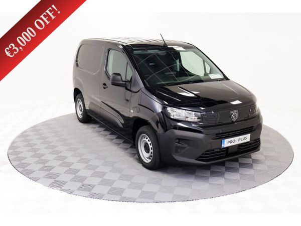 Peugeot Partner Van, Diesel, 2026, Black