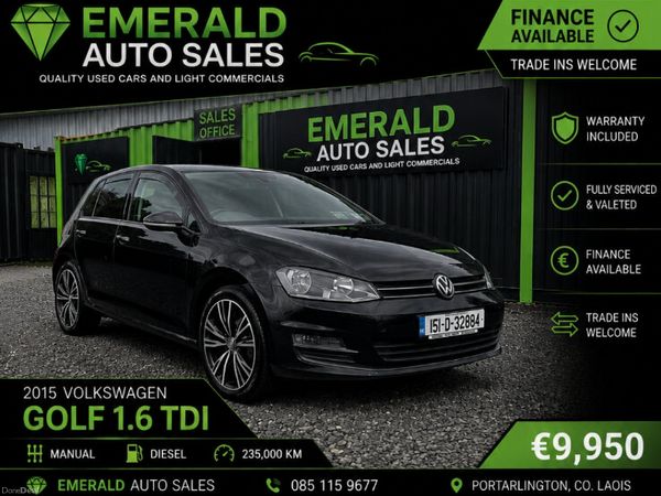 Volkswagen Golf Hatchback, Diesel, 2015, Black