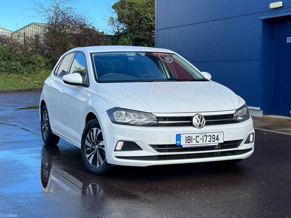 Volkswagen Polo Hatchback, Petrol, 2018, White