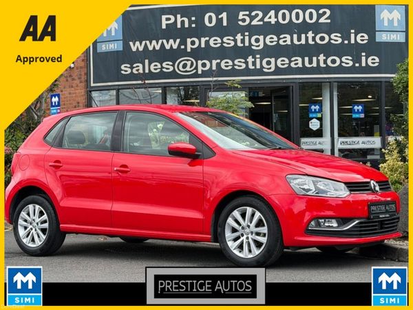 Volkswagen Polo Hatchback, Petrol, 2017, Red