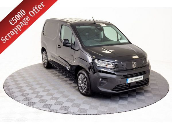 Peugeot Partner Van, Diesel, 2026, Black