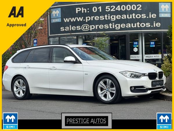 BMW 3-Series Estate, Diesel, 2013, White