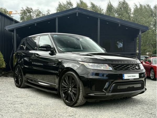 Land Rover Range Rover Sport SUV, Petrol Plug-in Hybrid, 2021, Black
