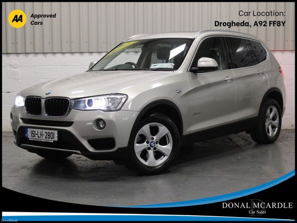 BMW X3 SUV, Diesel, 2015, Silver