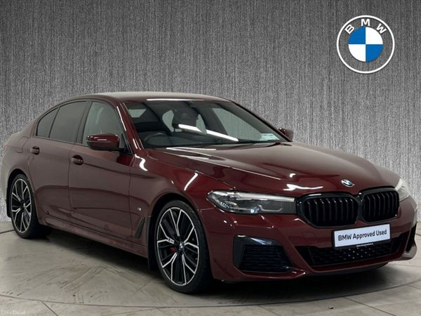 BMW 5-Series Saloon, Diesel, 2022, Red