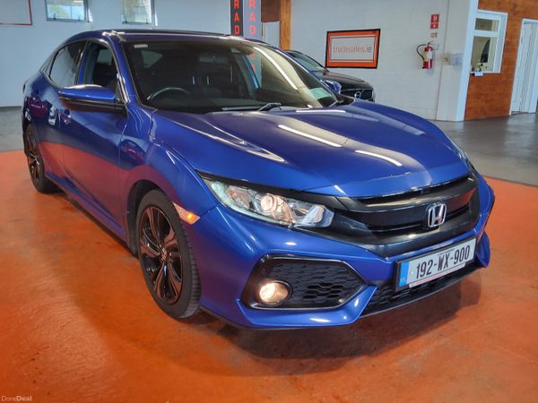 Honda Civic Hatchback, Petrol, 2019, Blue