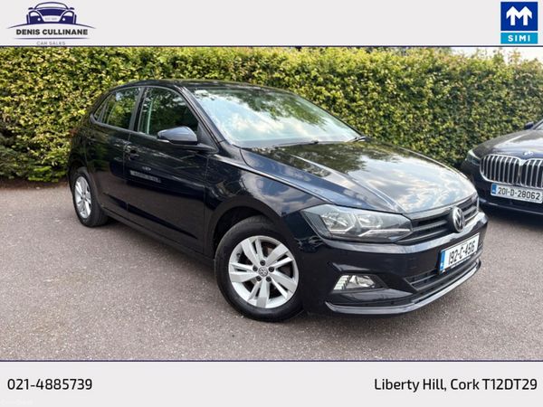 Volkswagen Polo Hatchback, Petrol, 2019, Black
