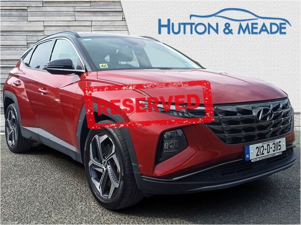 Hyundai Tucson SUV, Petrol Hybrid, 2021, Red