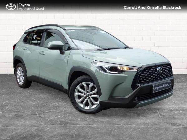 Toyota Corolla Cross SUV, Petrol Hybrid, 2024, Green