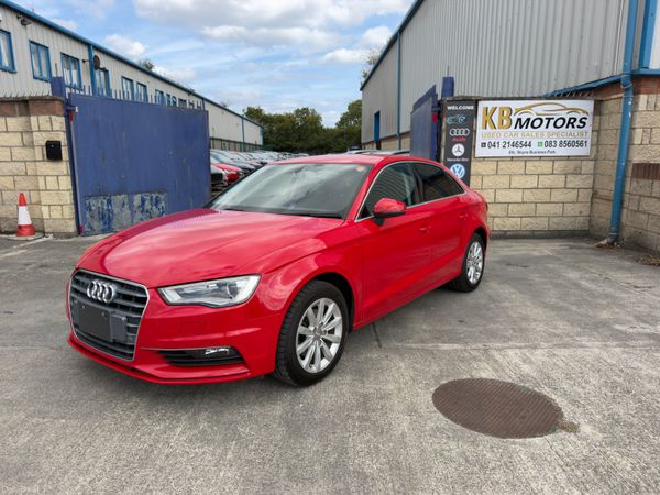 Audi A3 Saloon, Petrol, 2014, Red